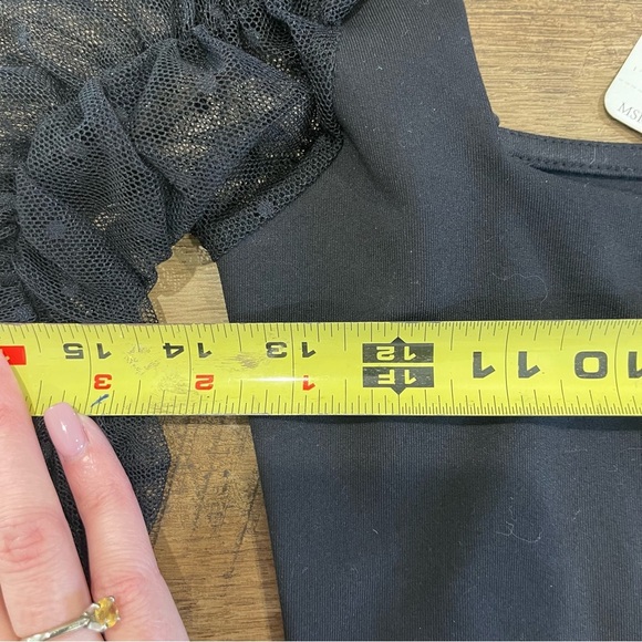 NWT•Free People•Must Be Love Bodysuit•Black•XS - Picture 6 of 7